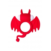 Красное эрекционное кольцо на пенис JOS COCKY DEVIL - JOS - в Петропавловске-Камчатском купить с доставкой