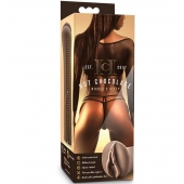 Коричневый мастубратор-вагина Nicole s Kitty - Blush Novelties - в Петропавловске-Камчатском купить с доставкой