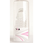 Гелевая прозрачная насадка с 2 отростками - 13 см. - Toyfa Basic - в Петропавловске-Камчатском купить с доставкой