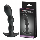 Черный анальный стимулятор простаты с вибрацией Special Anal Massager - 14,5 см. - Baile - в Петропавловске-Камчатском купить с доставкой