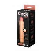 Телесная насадка-удлинитель из неоскин - 19,5 см. - LOVETOY (А-Полимер) - в Петропавловске-Камчатском купить с доставкой
