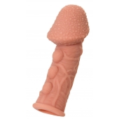 Насадка на фаллос с пузыриками, венками и ребристостью KOKOS Extreme Sleeve 09 - 12,7 см. - KOKOS - в Петропавловске-Камчатском купить с доставкой
