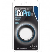 Черно-синее эрекционное кольцо Silicone Go Pro Cock Ring - Blush Novelties - в Петропавловске-Камчатском купить с доставкой
