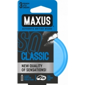 Классические презервативы в железном кейсе MAXUS Classic - 3 шт. - Maxus - купить с доставкой в Петропавловске-Камчатском