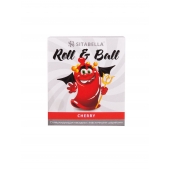 Стимулирующий презерватив-насадка Roll   Ball Cherry - Sitabella - купить с доставкой в Петропавловске-Камчатском