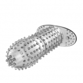 Закрытая прозрачная насадка Crystal sleeve - 12 см. - Erowoman-Eroman - в Петропавловске-Камчатском купить с доставкой