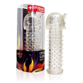 Закрытая прозрачная насадка на пенис Crystal Sleeve Faraon - 13,5 см. - Erowoman-Eroman - в Петропавловске-Камчатском купить с доставкой