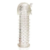 Закрытая прозрачная насадка на пенис Crystal Sleeve Faraon - 13,5 см. - Erowoman-Eroman - в Петропавловске-Камчатском купить с доставкой