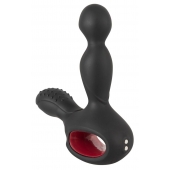 Черный вибромассажер простаты с нагревом и ротацией Prostate Plug - 14,5 см. - Orion - в Петропавловске-Камчатском купить с доставкой