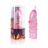 Закрытая рельефная насадка Crystal sleeve snakes в виде змеи с усиками - 14 см. - Erowoman-Eroman - в Петропавловске-Камчатском купить с доставкой