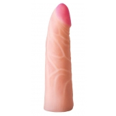 Фаллическая насадка на трусики харнесс - 17,5 см. - LOVETOY (А-Полимер) - купить с доставкой в Петропавловске-Камчатском