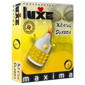 Презерватив LUXE Maxima  Желтый дьявол  - 1 шт. - Luxe - купить с доставкой в Петропавловске-Камчатском