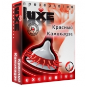 Презерватив LUXE  Exclusive   Красный Камикадзе  - 1 шт. - Luxe - купить с доставкой в Петропавловске-Камчатском