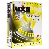 Презерватив LUXE  Exclusive  Кричащий банан  - 1 шт. - Luxe - купить с доставкой в Петропавловске-Камчатском
