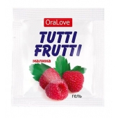 Пробник гель-смазки Tutti-frutti с малиновым вкусом - 4 гр. - Биоритм - купить с доставкой в Петропавловске-Камчатском