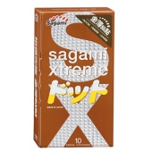 Презервативы Sagami Xtreme FEEL UP с точечной текстурой и линиями прилегания - 10 шт. - Sagami - купить с доставкой в Петропавловске-Камчатском