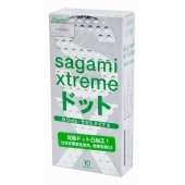 Презервативы Sagami Xtreme Type-E с точками - 10 шт. - Sagami - купить с доставкой в Петропавловске-Камчатском