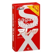 Утолщенные презервативы Sagami Xtreme Feel Long с точками - 10 шт. - Sagami - купить с доставкой в Петропавловске-Камчатском