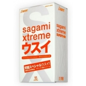 Ультратонкие презервативы Sagami Xtreme SUPERTHIN - 15 шт. - Sagami - купить с доставкой в Петропавловске-Камчатском