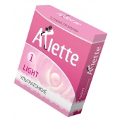Ультратонкие презервативы Arlette Light - 3 шт. - Arlette - купить с доставкой в Петропавловске-Камчатском