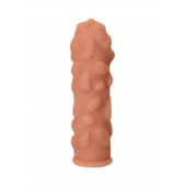 Телесная реалистичная насадка KOKOS Extreme Sleeve 11 с дополнительной стимуляцией - 12,7 см. - KOKOS - в Петропавловске-Камчатском купить с доставкой