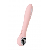 Розовый силиконовый вибратор с электростимуляцией GALVANI VIBE - 21 см. - ToyFa - купить с доставкой в Петропавловске-Камчатском