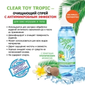 Очищающий спрей для игрушек CLEAR TOY Tropic - 100 мл. - Биоритм - купить с доставкой в Петропавловске-Камчатском