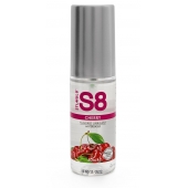 Смазка на водной основе S8 Flavored Lube со вкусом вишни - 50 мл. - Stimul8 - купить с доставкой в Петропавловске-Камчатском