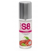 Смазка на водной основе S8 Flavored Lube со вкусом вишни - 125 мл. - Stimul8 - купить с доставкой в Петропавловске-Камчатском