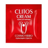 Пробник возбуждающего крема для женщин Clitos Cream - 1,5 гр. - Биоритм - купить с доставкой в Петропавловске-Камчатском