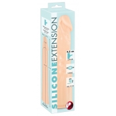 Телесная насадка-удлинитель Silicone Extension - 19 см. - Orion - в Петропавловске-Камчатском купить с доставкой