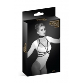 Черная упряжь на грудь Julia - Bijoux Pour Toi - купить с доставкой в Петропавловске-Камчатском