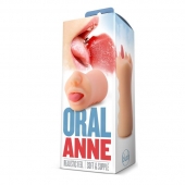 Телесный мастурбатор-ротик с язычком Oral Anne - Blush Novelties - в Петропавловске-Камчатском купить с доставкой