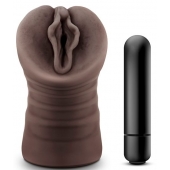 Коричневый мастурбатор-вагина Alexis - Blush Novelties - в Петропавловске-Камчатском купить с доставкой