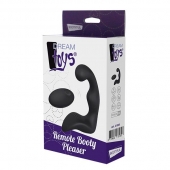 Черный вибромассажер простаты REMOTE BOOTY PLEASER - Dream Toys - в Петропавловске-Камчатском купить с доставкой