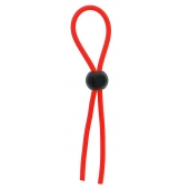 Красное эрекционное лассо с одной бусиной-утяжкой STRETCHY THIN LASSO - Dream Toys - в Петропавловске-Камчатском купить с доставкой