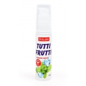 Гель-смазка Tutti-frutti со вкусом сладкой мяты - 30 гр. - Биоритм - купить с доставкой в Петропавловске-Камчатском