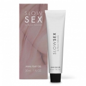 Лубрикант на водной основе Slow Sex Anal Play Gel - 30 мл. - Bijoux Indiscrets - купить с доставкой в Петропавловске-Камчатском