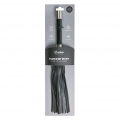 Черная плеть Easytoys Flogger With Metal Grip - 38 см. - Easy toys - купить с доставкой в Петропавловске-Камчатском