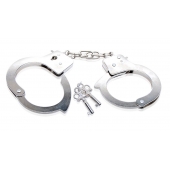 Металлические наручники Beginner s Metal Cuffs - Pipedream - купить с доставкой в Петропавловске-Камчатском