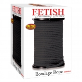 Черная веревка для связывания Bondage Rope - 60,9 м. - Pipedream - купить с доставкой в Петропавловске-Камчатском