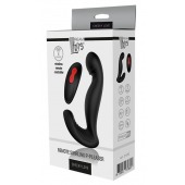 Черный вибромассажер простаты SWIRLING P-PLEASER - Dream Toys - в Петропавловске-Камчатском купить с доставкой