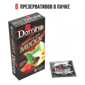 Ароматизированные презервативы DOMINO  Ароматный микс  - 6 шт. - Domino - купить с доставкой в Петропавловске-Камчатском