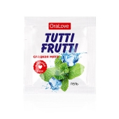 Пробник гель-смазки Tutti-frutti со вкусом мяты - 4 гр. - Биоритм - купить с доставкой в Петропавловске-Камчатском