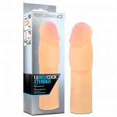 Телесная насадка-удлинитель на пенис PERFORMANCE 1.5INCH COCK XTENDER - 16 см. - Blush Novelties - в Петропавловске-Камчатском купить с доставкой