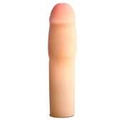 Телесная насадка-удлинитель на пенис PERFORMANCE 1.5INCH COCK XTENDER - 16 см. - Blush Novelties - в Петропавловске-Камчатском купить с доставкой