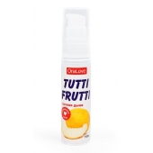Гель-смазка Tutti-frutti со вкусом сочной дыни - 30 гр. - Биоритм - купить с доставкой в Петропавловске-Камчатском