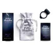 Темно-серое эрекционное кольцо Vibrating Love Ring с вибрацией - Fifty Shades of Grey - в Петропавловске-Камчатском купить с доставкой