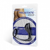 Стимулятор простаты с фиксацией эрекционным кольцом Prostate Gear - BlueLine - в Петропавловске-Камчатском купить с доставкой