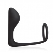 Стимулятор простаты с фиксацией эрекционным кольцом Prostate Gear - BlueLine - в Петропавловске-Камчатском купить с доставкой